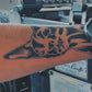 Schwarz – Tattoo Bogen A4